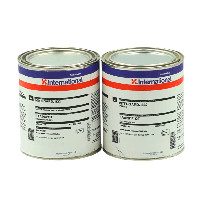 INTERGARD 822 EAA200/A1QT INTERGARD 822 Rellenador Epoxico Color Rojo EAA200/A1QT, Parte A & B, 1.89 Lt INTERNATIONAL