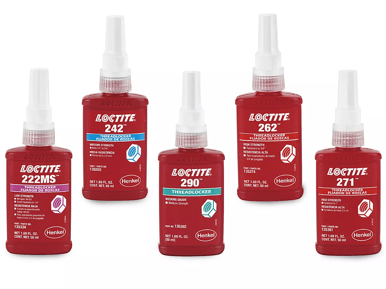 LOCTITE 222-50ml LOCTITE 222 Fijador de Tornillos Botella 50 ml LOCTITE