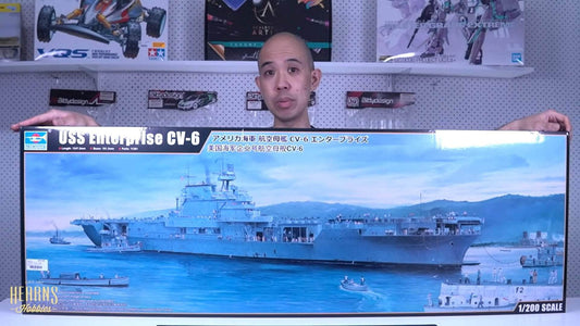 03712 USS Enterprise Cv-6, Escala 1/200, Trumpeter 03712 MARINOS DEL GOLFO