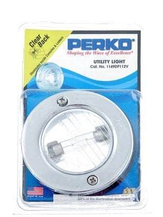 1149DP112V Perko 1149DP112V Luz De Utilidad 12V Cromada MARINOS DEL GOLFO