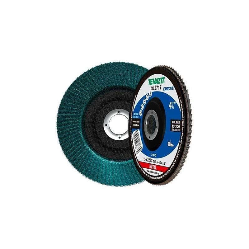 2717 Tenazit 2717, Disco Laminado Zirconio Grano 60, 4-1/2 X 7/8 MARINOS DEL GOLFO