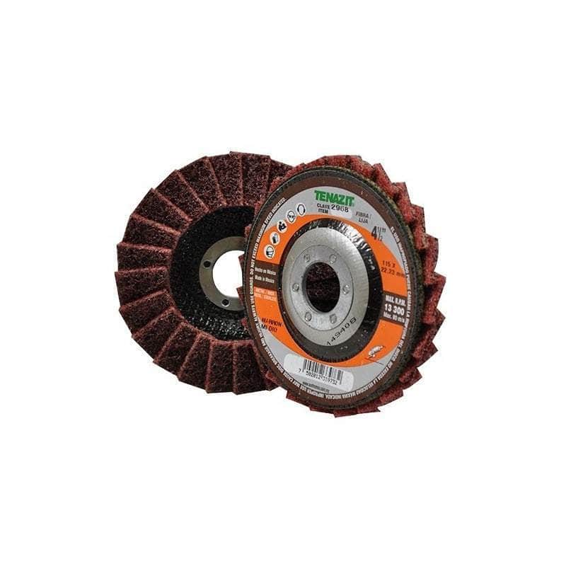 2968 Tenazit 2968, Disco Laminado Fibra Marron G-60, 4-1/2 X 7/8 MARINOS DEL GOLFO