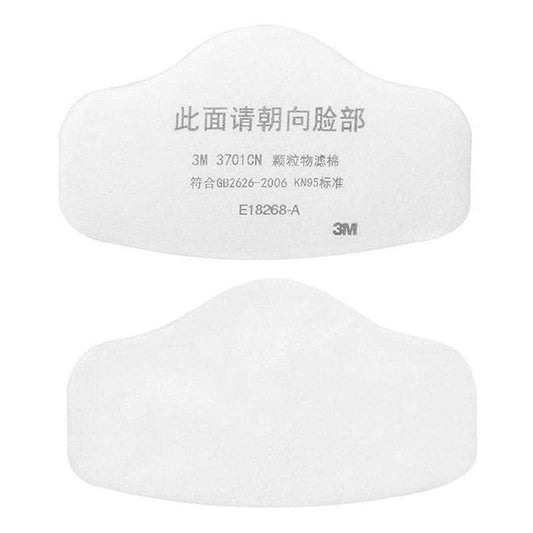 3701 (10pzas) 3m 3701, 10 Piezas Filtro De Repuesto Para Respirador 3200 3M