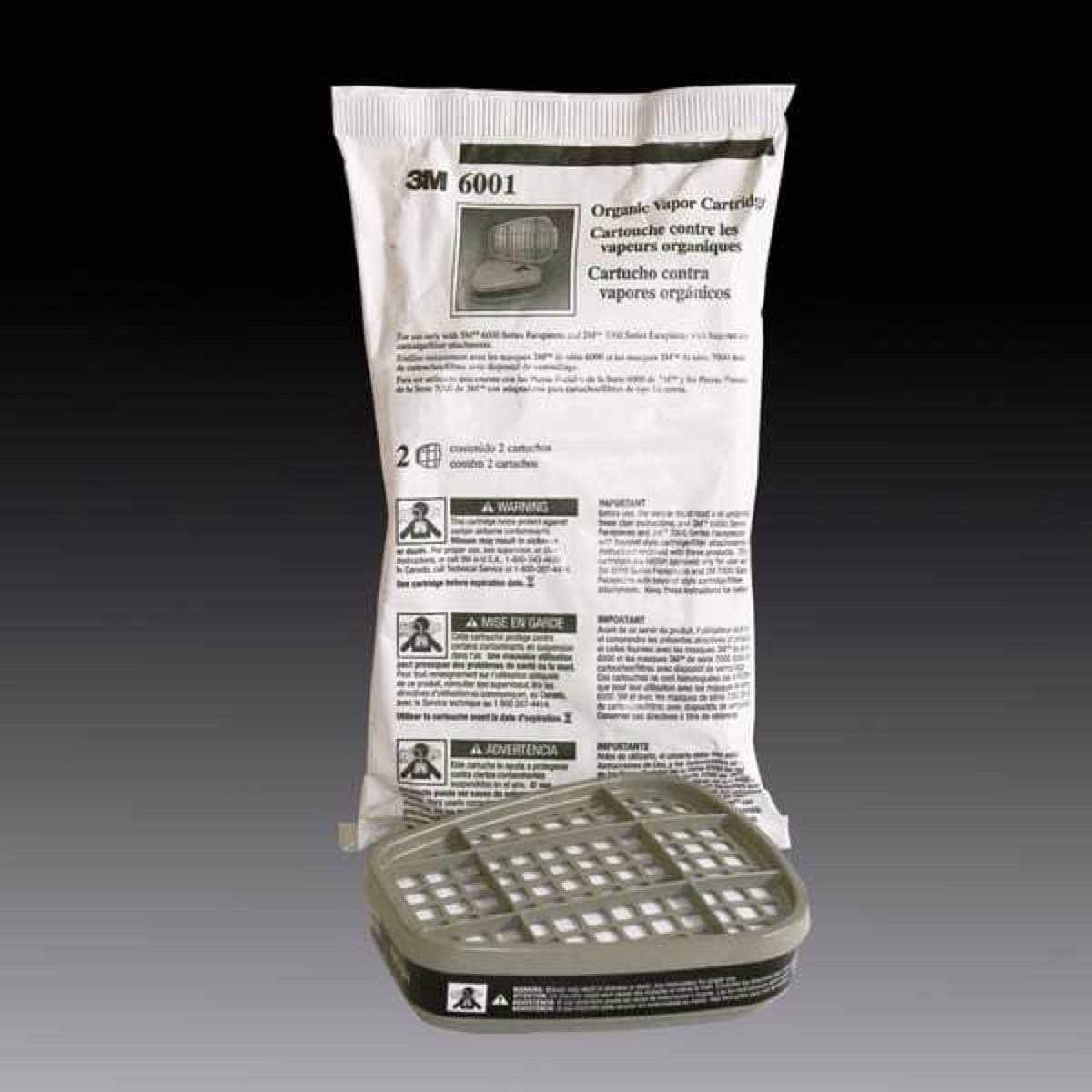 3M-6001 3M 6001 Cartucho Vapor Orgánico N95 70070316776 3M
