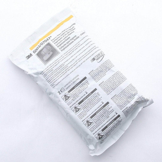 3M-6003 3M 6003, N95 Cartucho Vapor Orgánico Gas Ácido 07047, 70070316750, 1 Par 3M