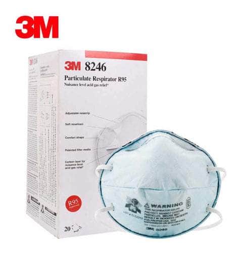 3m 8246 3M 8246 MASCARILLA R95, CAJA DE 20 PZAS 3M