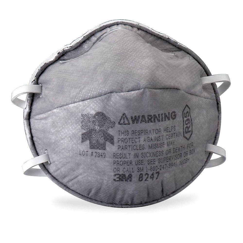 3m 8247 3M 8247, R95 Vapores Orgánicos, Caja de 20 pzas 3M