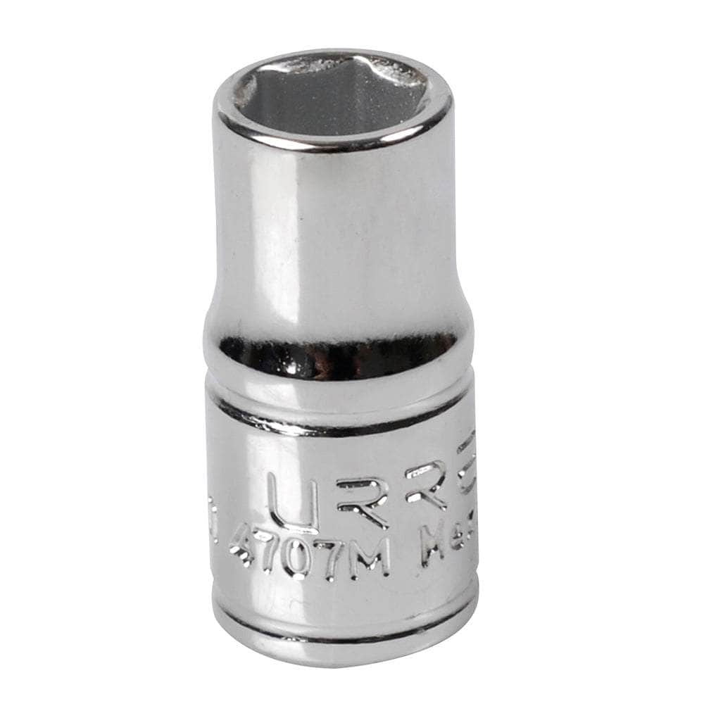 4707M Dado métrico cuadro de 1/4", 6 puntas, 7 mm, cod.4707M Urrea Urrea