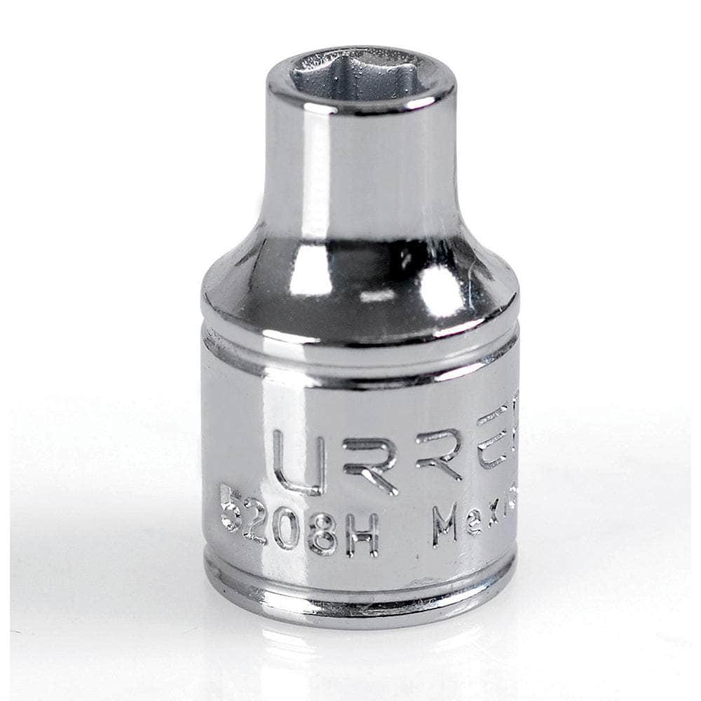 5208H Dado en pulgadas cuadro de 3/8", 6 puntas, 1/4", cod.5208H Urrea Urrea