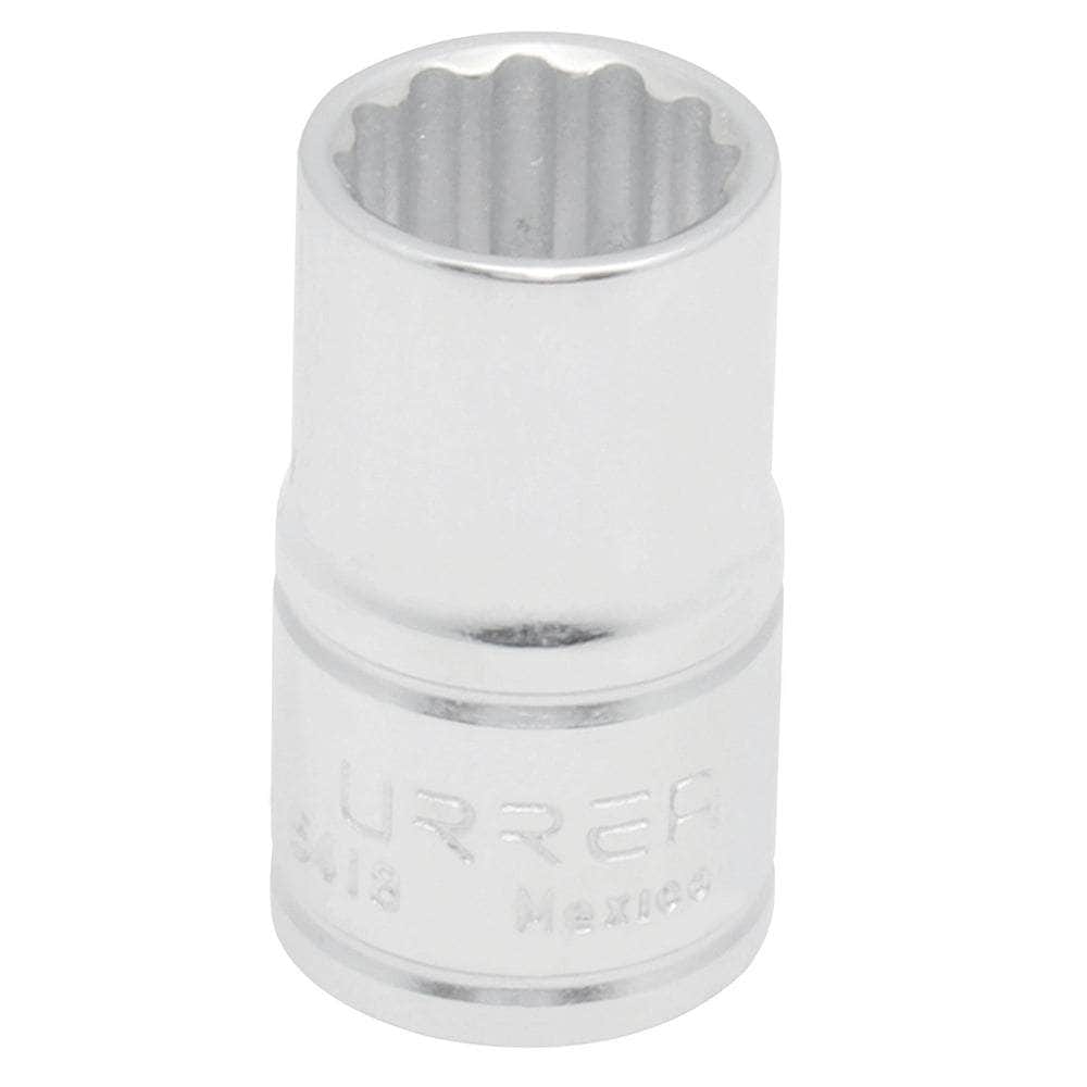 5418 Dado en pulgadas cuadro de 1/2", 12 puntas, 9/16", cod. 5418 Urrea Urrea