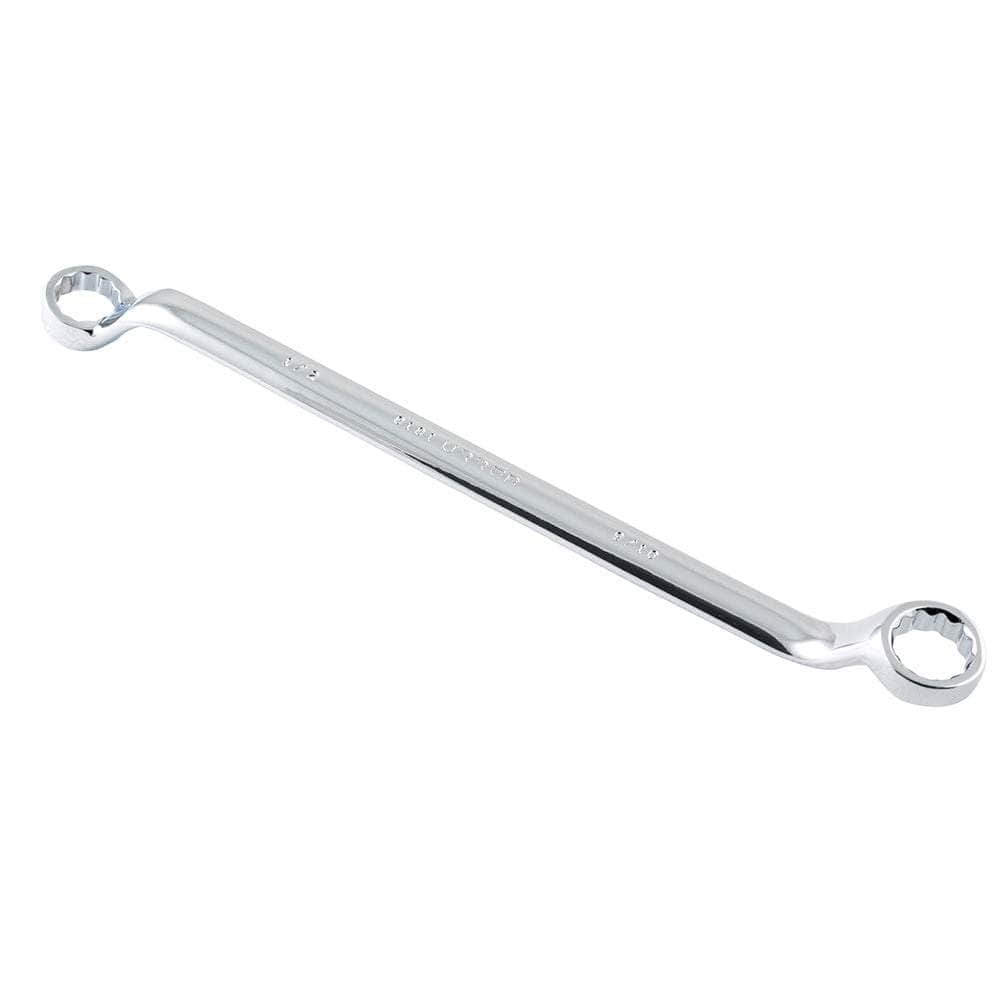 8181 Llave de estrías pulido espejo de 45° en pulgadas, 12 puntas, 1/2" x 9/16", cod. 8181 Urrea Urrea