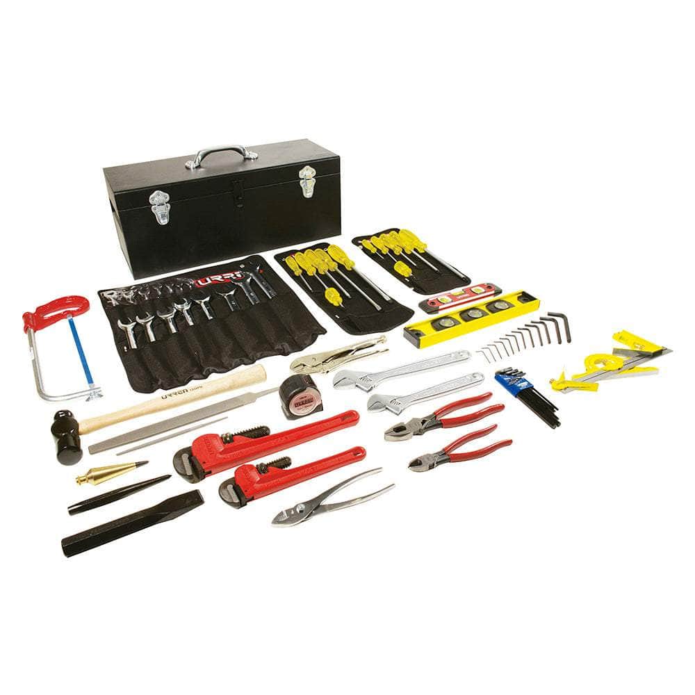 98160 Juego básico industrial para instrumentista de montaje en pulgadas, 68 piezas caja D7C20, cod.98160 Urrea Urrea