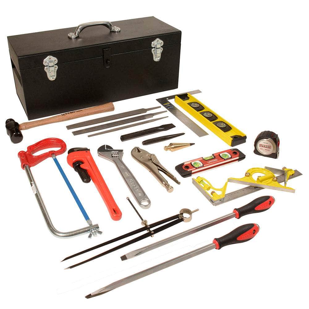 98162 Juego básico industrial para tubero, 20 piezas con caja D7C20, cod.98162 Urrea Urrea