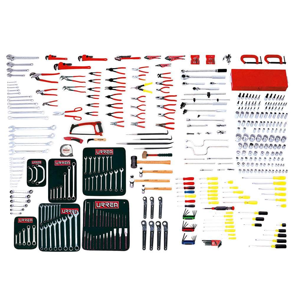 99620 Juego maestro industrial combinado 395 piezas, sin gabinete, cod. 99620 Urrea Urrea