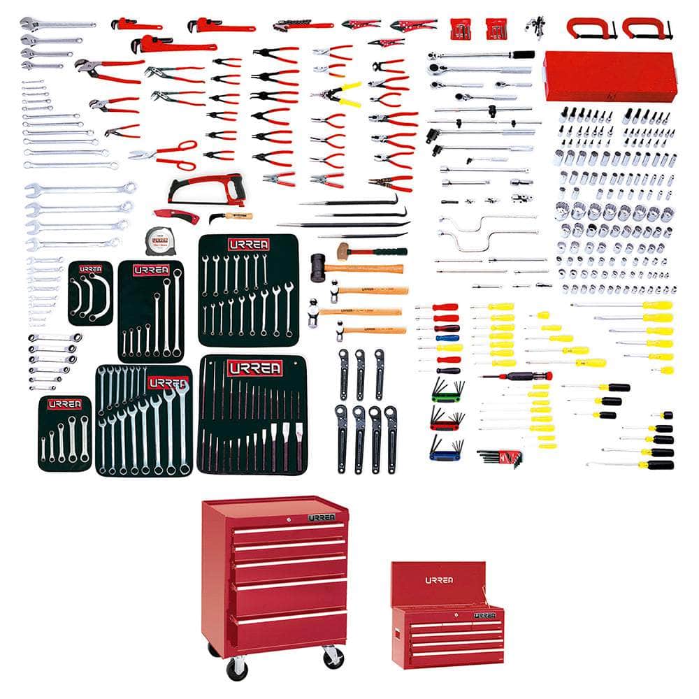 99622 Juego maestro industrial combinado 397 piezas, con gabinetes EX27M5, EX27S6, cod. 99622 Urrea Urrea