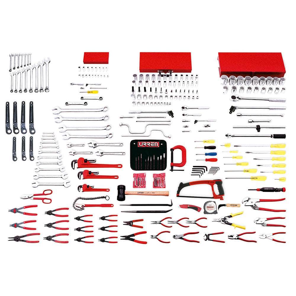 99712B Juego maestro industrial en pulgadas 258 piezas, sin gabinete, cod. 99712B Urrea Urrea