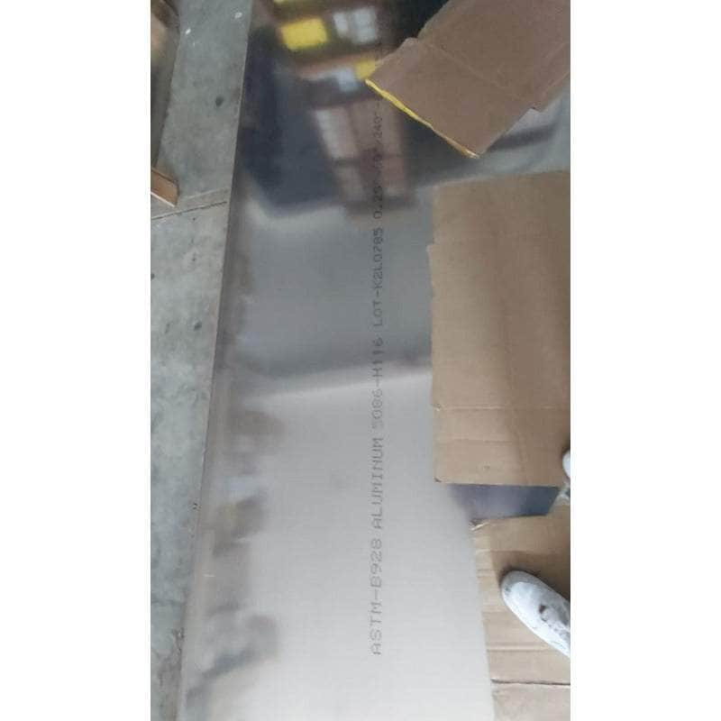 Aluminio 5086-H116, 3/16*4*10 Placa Aluminio Naval 5086-H116 De 3/16 Pulgada, 4 X 10 Pies MARINOS DEL GOLFO