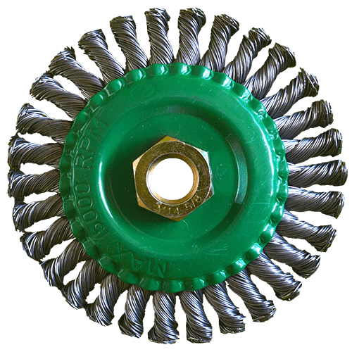 Austromex 2850, Cepillo cónico Alambre trenzado de 4-1/2" calibre 0.020" AUSTROMEX