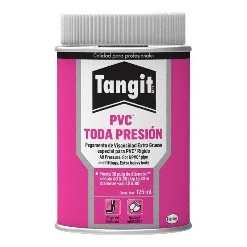 DE PTT06M Tangit Rosado Toda Presión De 125 Ml Cemento Para Pvc New GRUPO TMG