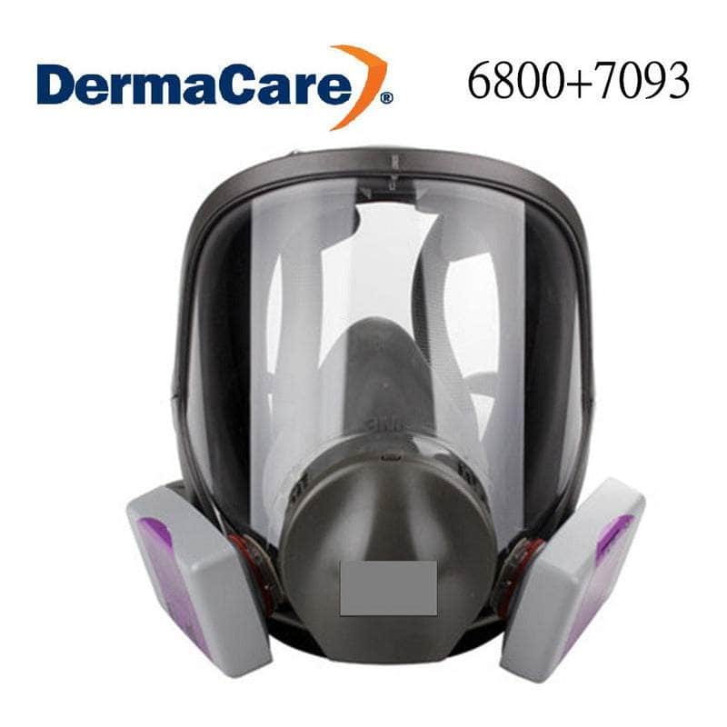 DERMACARE6800+7093 Respirador Mascarilla Fullface 6800 Con Filtros 3m 7093 P100 MARINOS DEL GOLFO