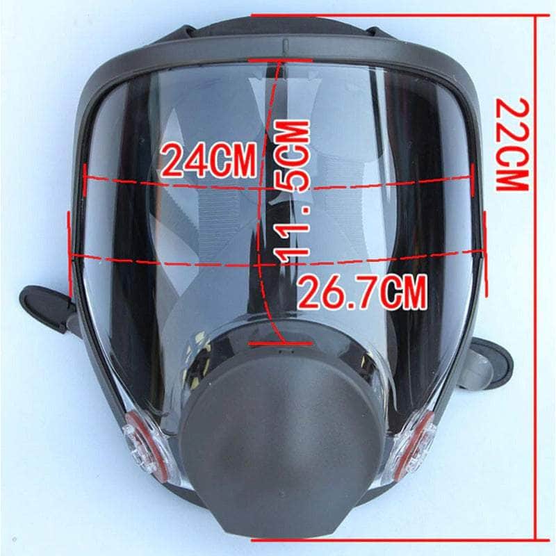 DERMACARE6800+7093 Respirador Mascarilla Fullface 6800 Con Filtros 3m 7093 P100 MARINOS DEL GOLFO