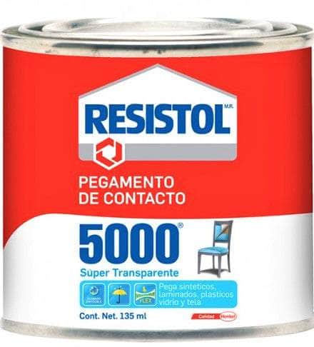 H0008 Resistol 5000 transparente, lata de 135ml Adhesivo de Contacto RESISTOL