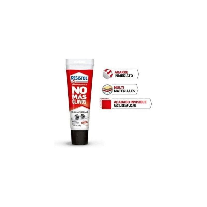 INSRM200 Resistol No Mas Clavos, Invisible, Tubo De 200gr GRUPO TMG