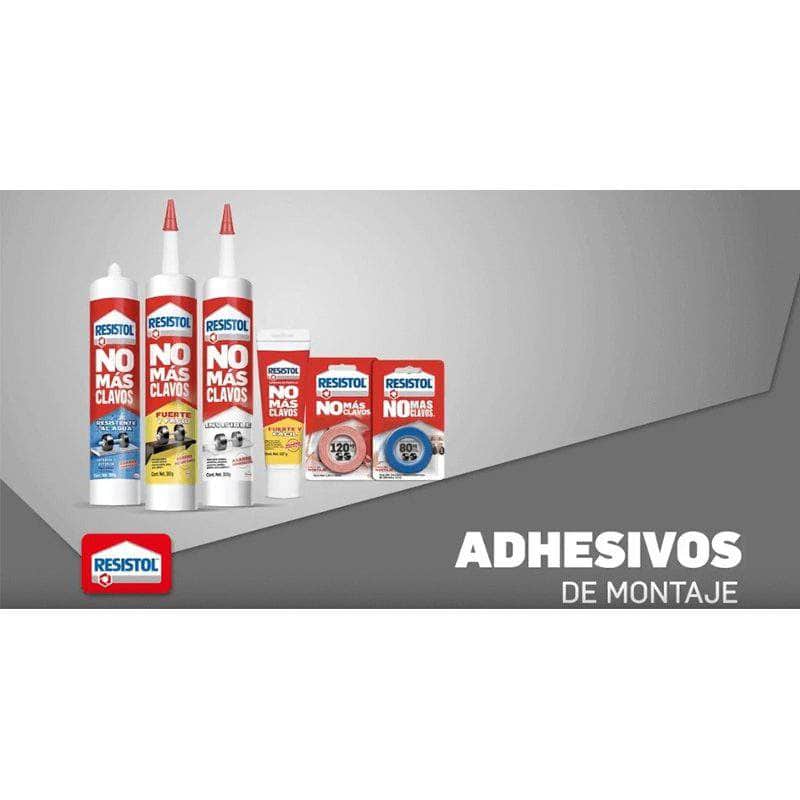 INSRM200 Resistol No Mas Clavos, Invisible, Tubo De 200gr GRUPO TMG
