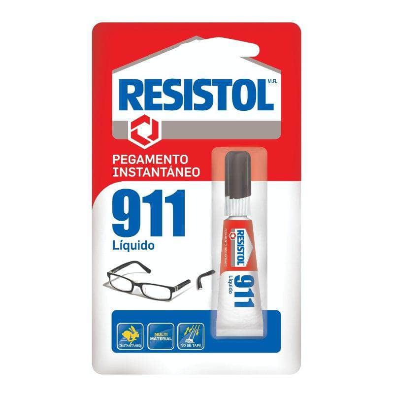 INSRP2 Resistol 911 Liquido, Pegamento Instantaneo, 2gr (kola Loka) GRUPO TMG