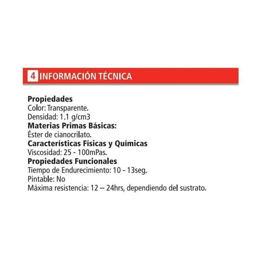 INSRP5 Resistol 911 Brocha, Pegamento Instantaneo, 5gr (kola Loka) GRUPO TMG