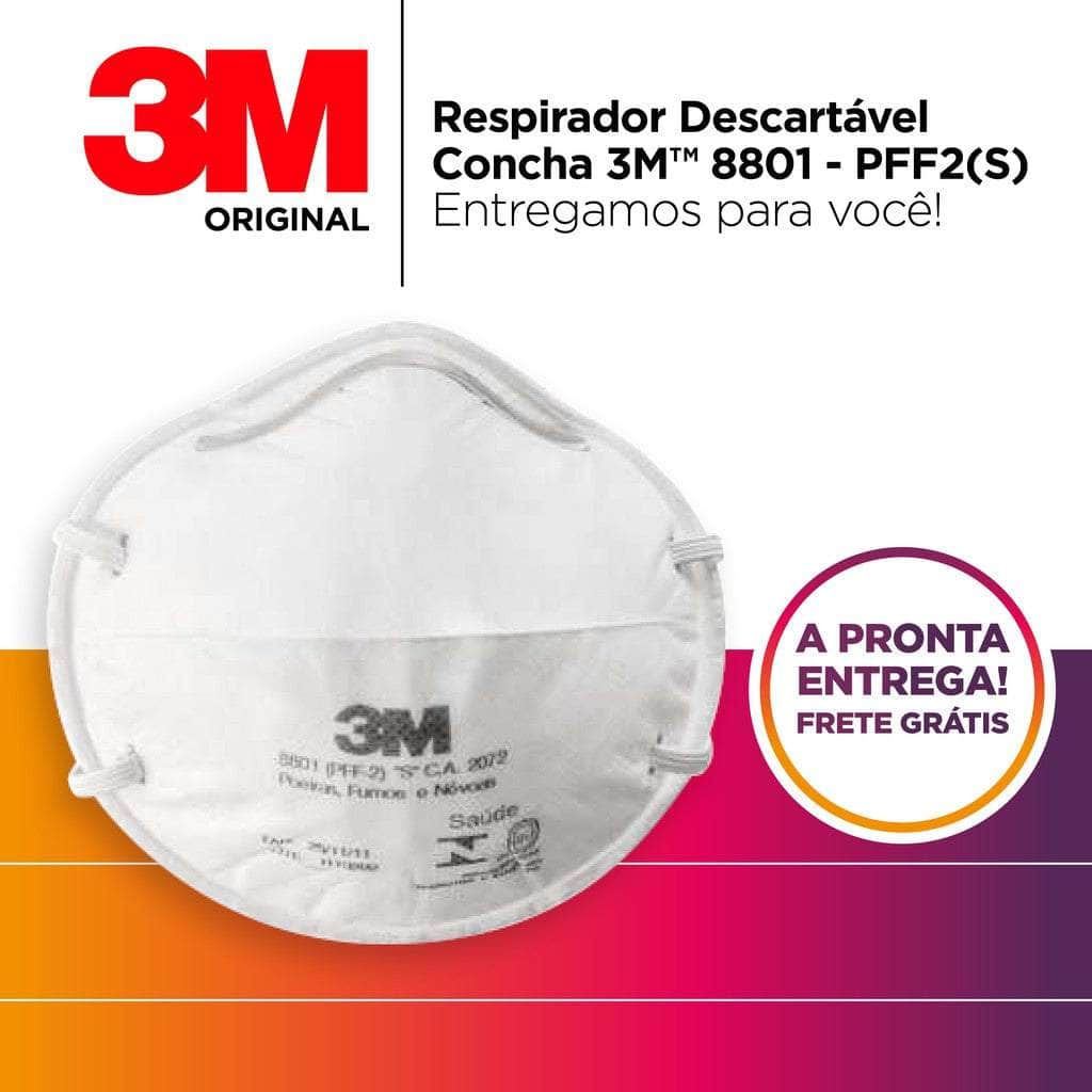 3M 8801 MASCARILLA CAJA 20 PZAS 3M