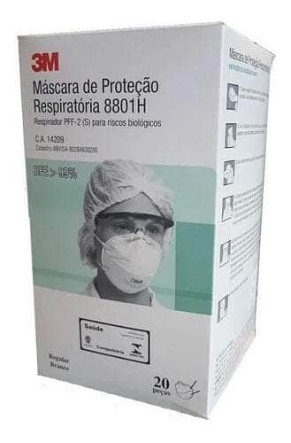 3M 8801 MASCARILLA CAJA 20 PZAS 3M