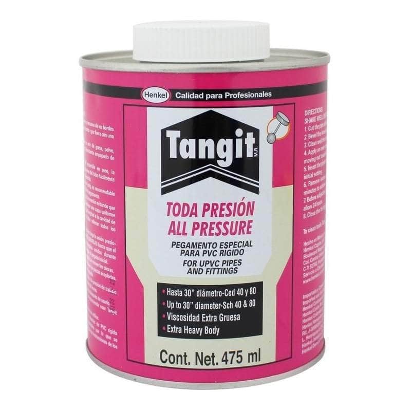 MLPTT09M Tangit Rosado Toda Presión De 475 Ml Cemento Industrial Pvc New GRUPO TMG