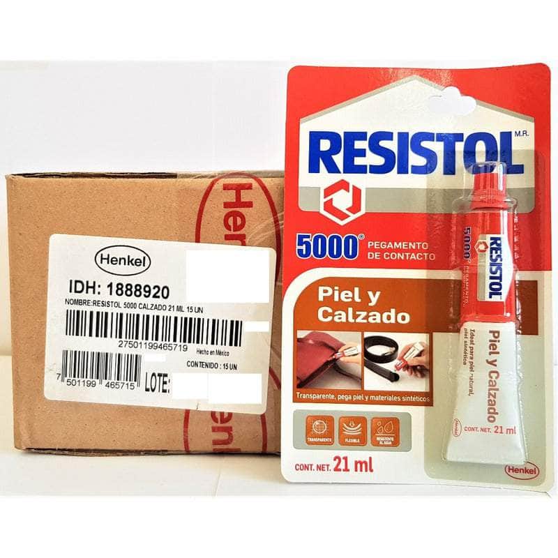 Resistol 5000 Piel Y Calazado De 21ml, Pegamento De Contacto MARINOS DEL GOLFO