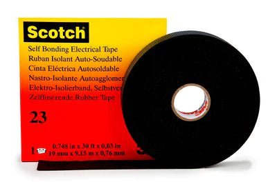 Q3M23 3M® Cinta Eléctrica de Hule Autofusionable Scotch® 23, Cod. Q3M23 3M