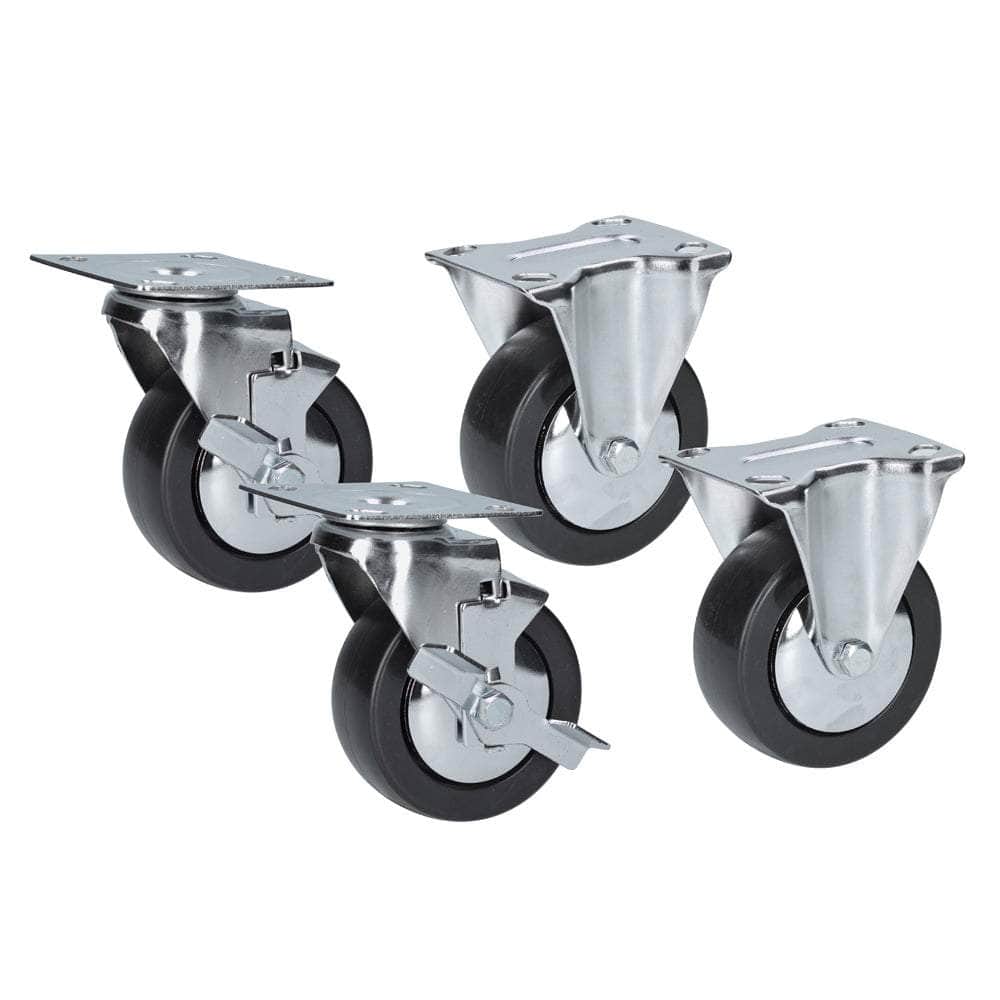 RGREF2 Juego de 4 ruedas 5" para gabinete serie H, cod.RGREF2 Urrea Urrea