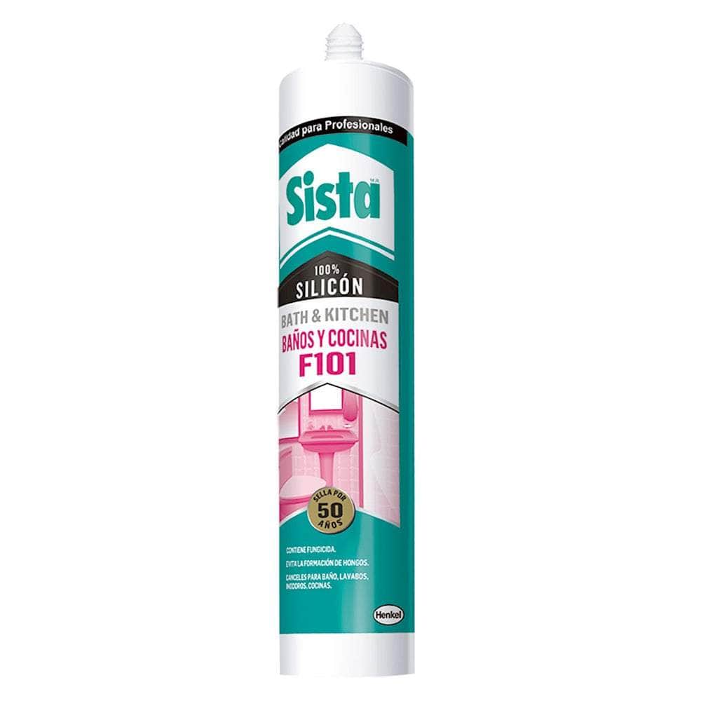 SE82101S Sista F101 Baños Y Cocinas, Blanco, 300ml SISTA