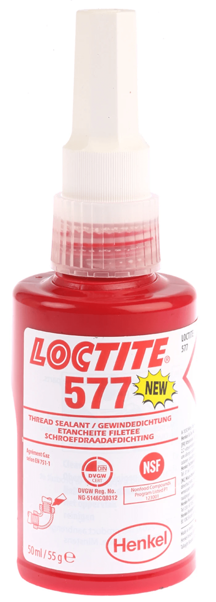 2068749 LOCTITE 577 PST Sellador PTFE Tubo 50 ml, 2068749 LOCTITE