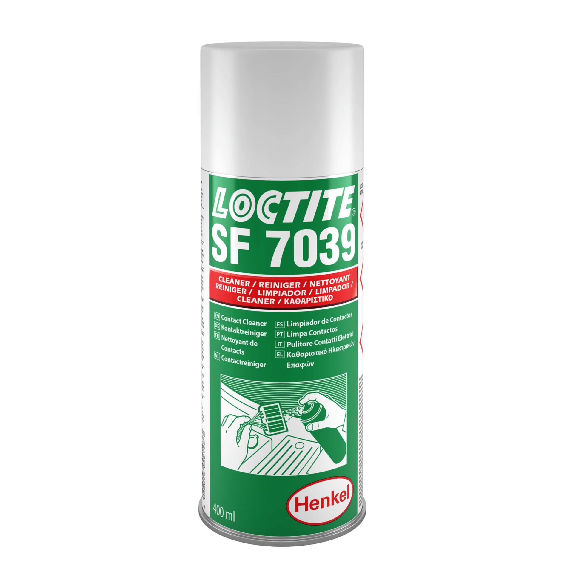 2098988 LOCTITE SF 7039 Limpiador de Contactos Electricos, 400ml, 2098988 LOCTITE