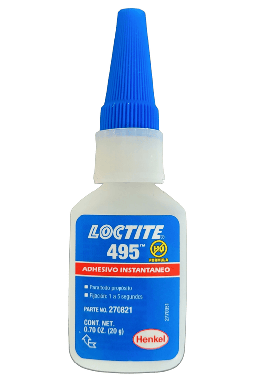 270821 LOCTITE 495 Adhesivo Instantaneo Super Bonder, Botella 20 gr, 270821 LOCTITE
