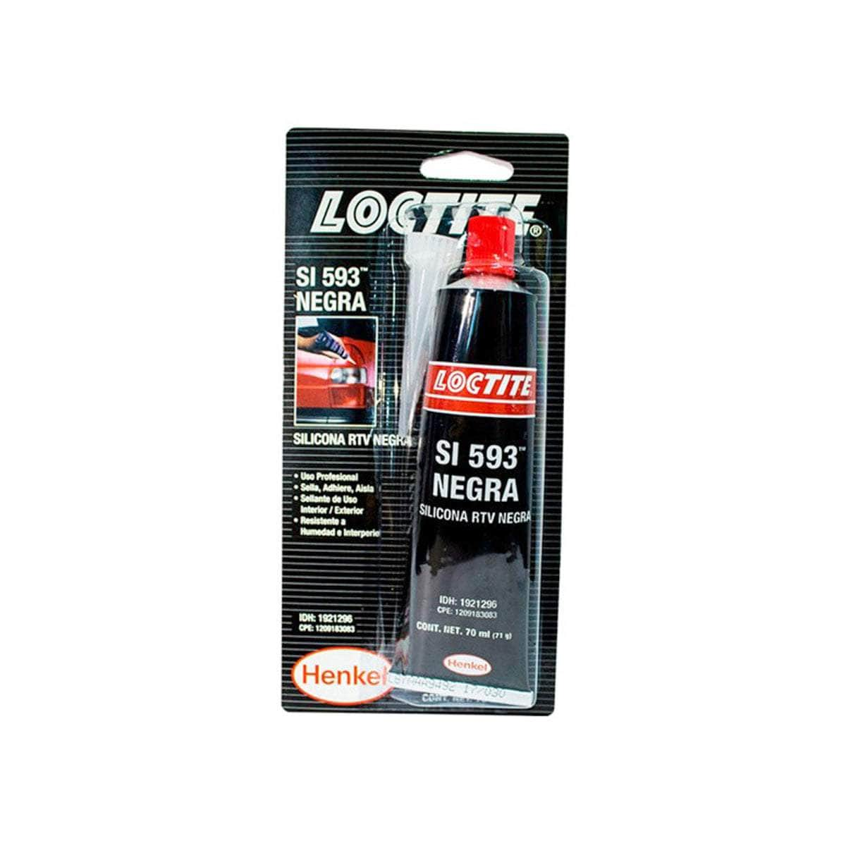 285951 LOCTITE SI 593 RTV Silicon Color Negro, Tubo 70 ml, 285951 LOCTITE