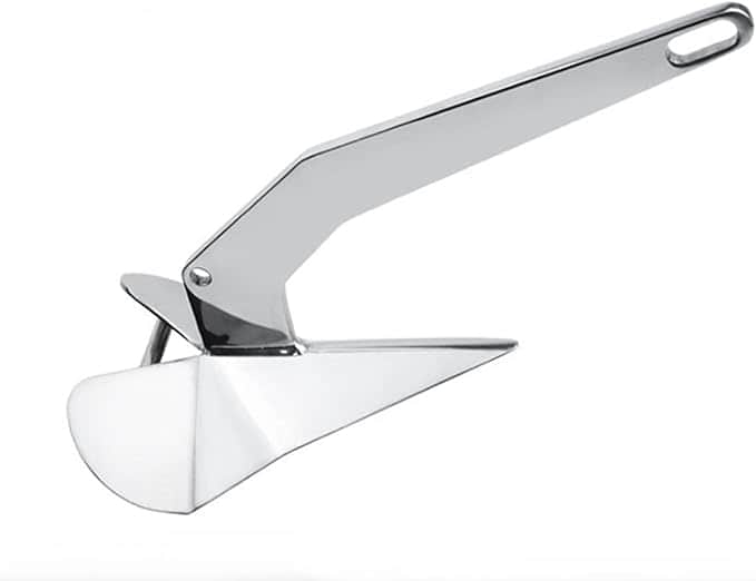 ANCLA DELTA 1KG Ancla Marina tipo Delta de 1kg (2.2 Lb) de Acero Inoxidable 316 MARINOS DEL GOLFO