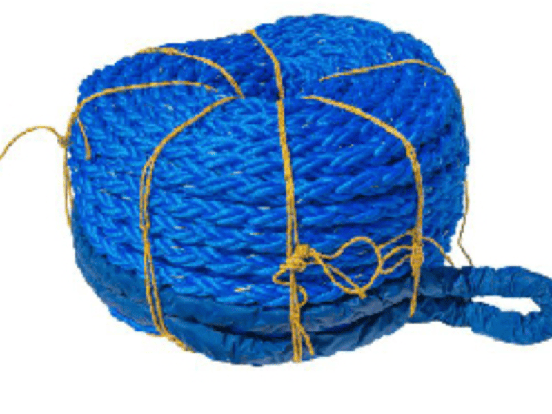 Cuerda Cabo Dan Line Polipropileno Nautico Trenzado de 3" (75mm),  Rollo de 220 Metros MARINOS DEL GOLFO