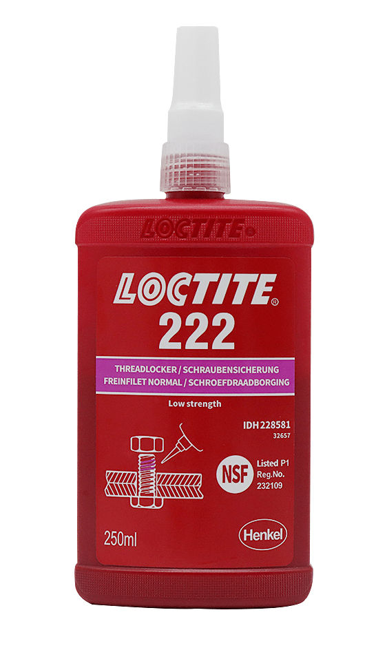 LOCTITE 222-250ml LOCTITE 222 Fijador de Tornillos Botella de 250 ml LOCTITE