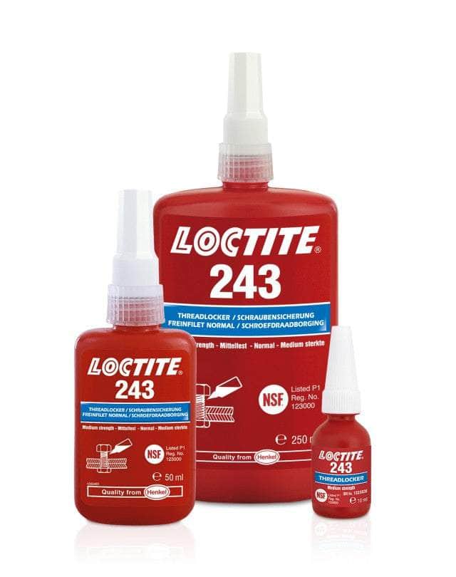 LOCTITE 243-10ml Loctite 243 de 10 ml Fijador de Roscas Resistencia Removible LOCTITE