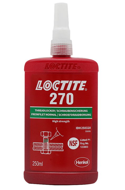 LOCTITE 270-250ml LOCTITE 270 de 250ml Fijador de Roscas Resistencia Alta Botella LOCTITE
