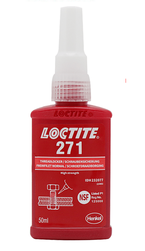 LOCTITE 270894 LOCTITE 271 Fijador de Roscas Resistencia Alta Botella 50 ml, 270894 LOCTITE