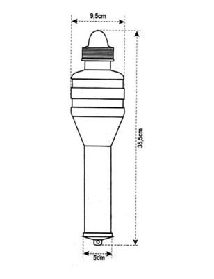 Luz Lampara para Aro Salvavidas con Bracket SOLAS 70030 MARINOS DEL GOLFO