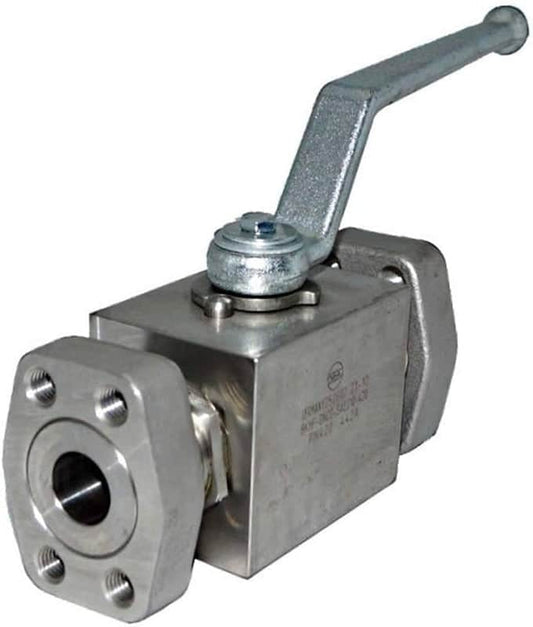 VALVULA DE BOLA DE 2 VIAS. DIAMETRO  42 MM CON TUERCA Y ANILLO DE SUJECION. MARINOS DEL GOLFO