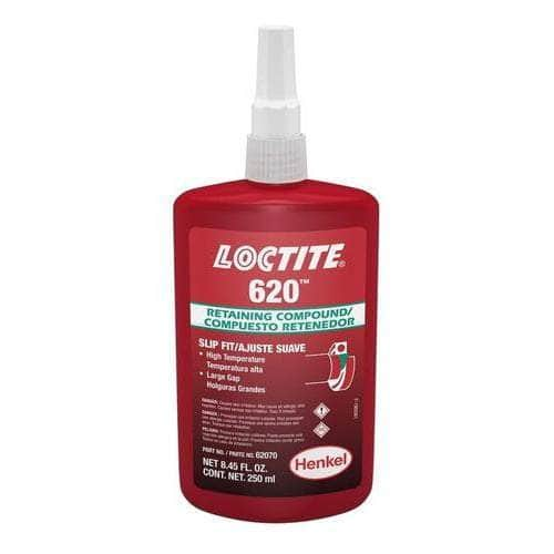 270929 LOCTITE 620 Compuesto Retenedor Alta Temperatura, Botella 250 ml, 270929 LOCTITE